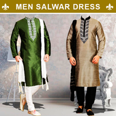 Men Salwar Suit Man Traditional Dress Photo Editor أيقونة