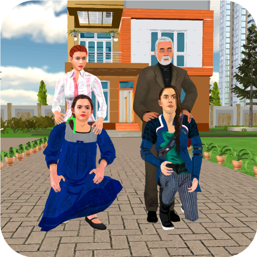 New Virtual Step Sister –  happy family fun life icon