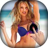 Touch On Girl - Girls Cloth Scanner Prank on 9Apps