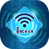 واي فاي هاكر المزحة أيقونة