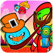 Angry Chicken-Super knock-slingshot- Angry Ducks icon