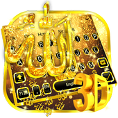 3D God Allah Gravity Keyboard Themeﷲ icon