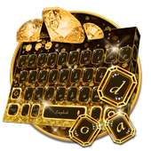 Gold Diamond Keyboard Theme on 9Apps