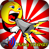 loud alarm clock sounds for heavy sleepers icon