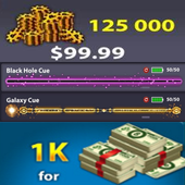 Cue Coins For 8 Ball Pool icon