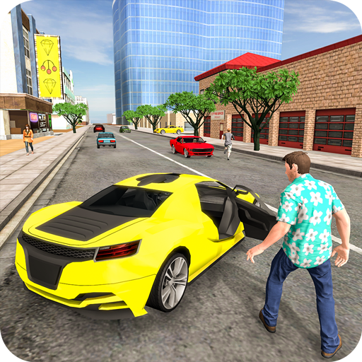 Gangster Mad Life City: Car Driving Simulator icon