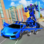 Transformers Fight Robot Car and Bike City Battle icon