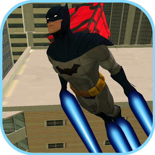 Flying Bat Hero Pizza Delivery icon