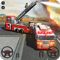 Feuer Motor LKW fahren sim