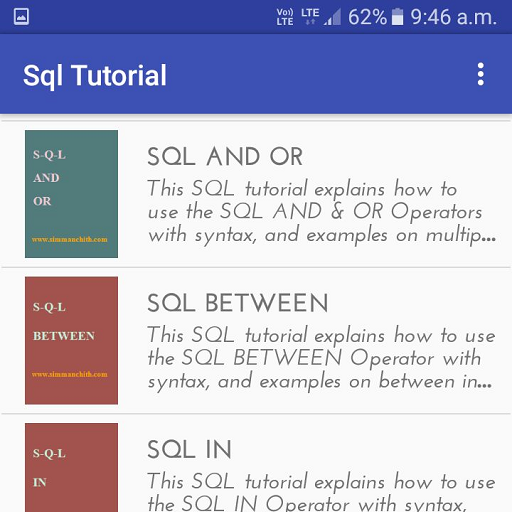 Sql Query Tutorial icon