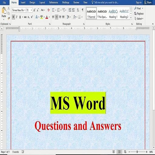 MS Word (Questions and Answers) icon