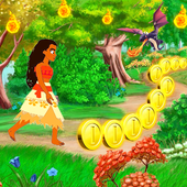 Princess moa Jungle Run icon
