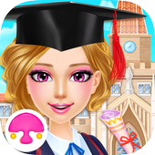 Back To School Salon:girl game icon