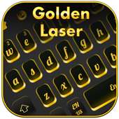 Golden Laser Black Keyboard on 9Apps