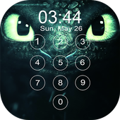 Black Dragon Lock Screen أيقونة