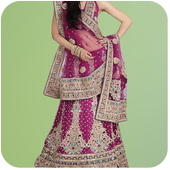Woman Lehenga Choli Photo Suit icon