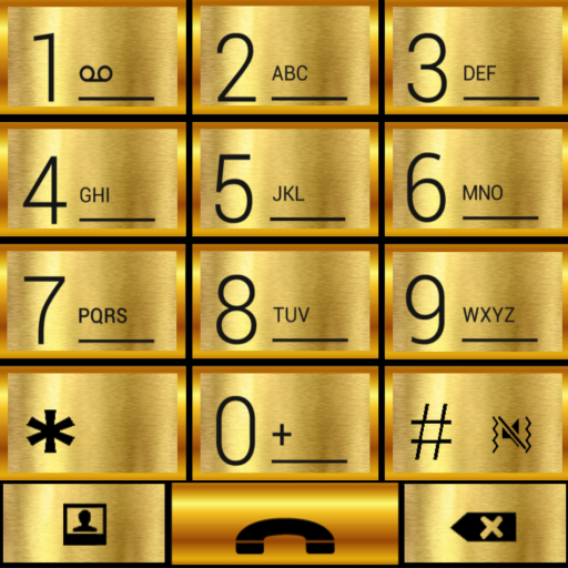 THEME METAL GOLD FOR EXDIALER icon
