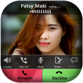 Asian Girl Fake Call Prank icon