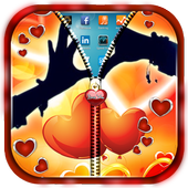 Love Zipper Lock Screen icon