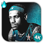 💯  خلفيات عالية الجودة لجميع لاعبي NBA 4K أيقونة