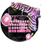 Pink Crook pistol Keyboard Theme on 9Apps