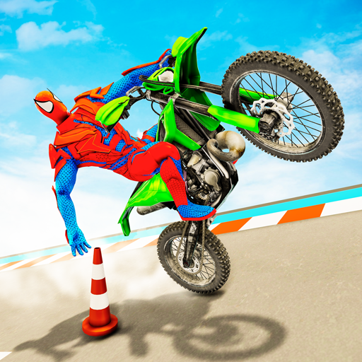 Superhero Racing Bike Stunt icon