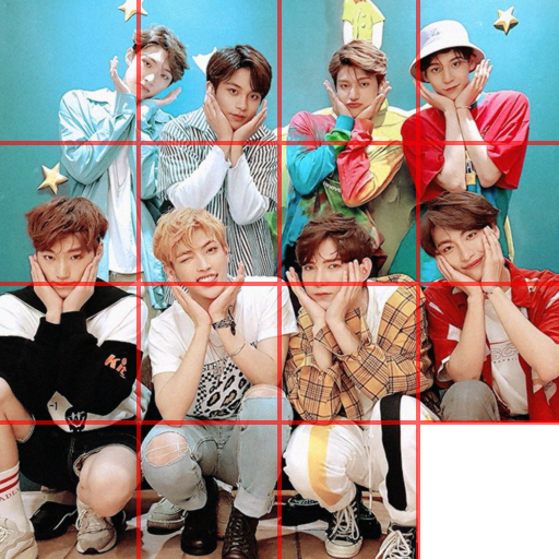 Ateez Slide Puzzle Game icon