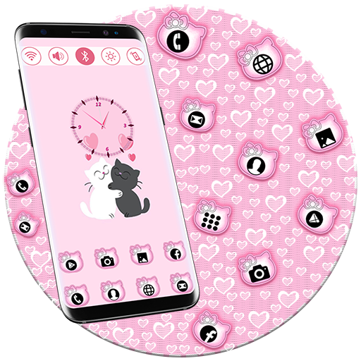 Pink Kitty Launcher icon