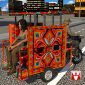 Asian Chingchi Rickshaw icon
