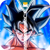 Goku Zipper Lock Screen icon