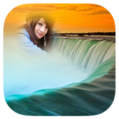 Waterfall Photo Frame HD icon