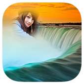 Waterfall Photo Frame HD