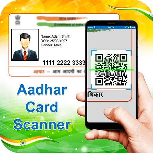 Aadhar Card QR Scanner Guide icon