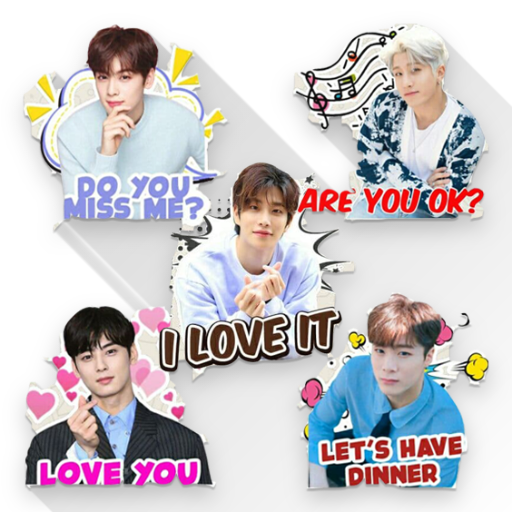 Chat Sticker WA Astro Kpop Boy Band WAStickerApps icon