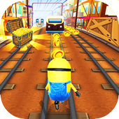 Subway minion Banana Surf : Jump, Rush &amp; Dash 3D icon