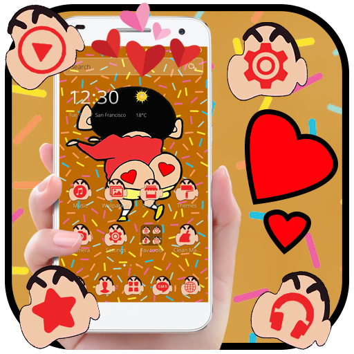 Cute Kawaii Cartoon Theme icon