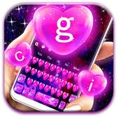 Galaxy Shining Heart Keyboard