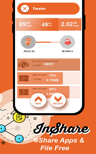 InShare - Share Apps and File Free 13 تصوير الشاشة