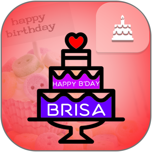 Name On 3D Birthday Cake icon