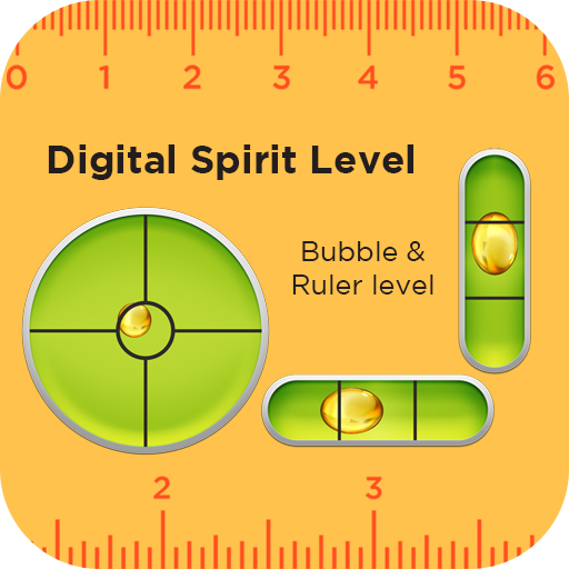 Digital Spirit Level : Level Bubble &amp; Ruler App icon