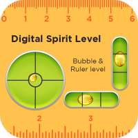 Digital Spirit Level : Level Bubble & Ruler App