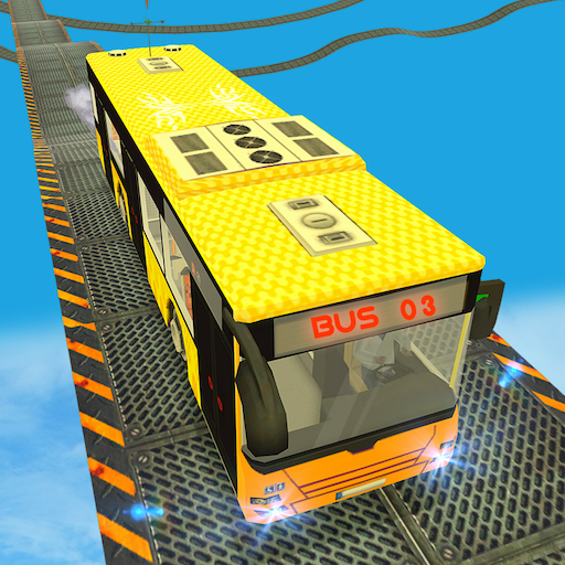 Impossible bus sky tracks simulator icon