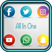 All In One Social Networks With Fingerprint Locker icon