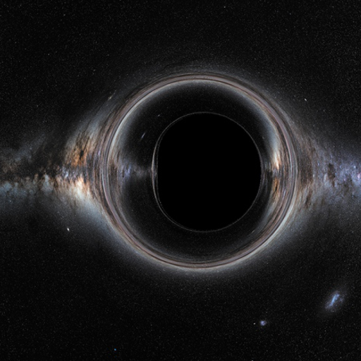 Realistic Black hole live wallpaper icon