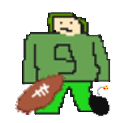 Football guy - one click icon
