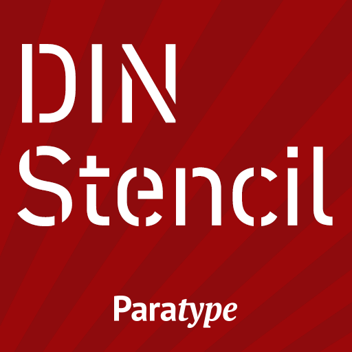 DIN 2014 Stencil Latin and Cyrillic FlipFont icon