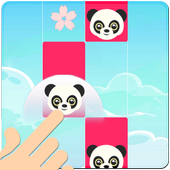 Pink Panda Piano - Girly Piano Tiles Panda icon