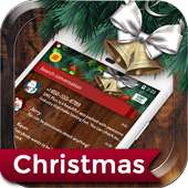 Christmas SMS Messenger Theme on 9Apps