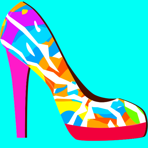 dye shoes game icon
