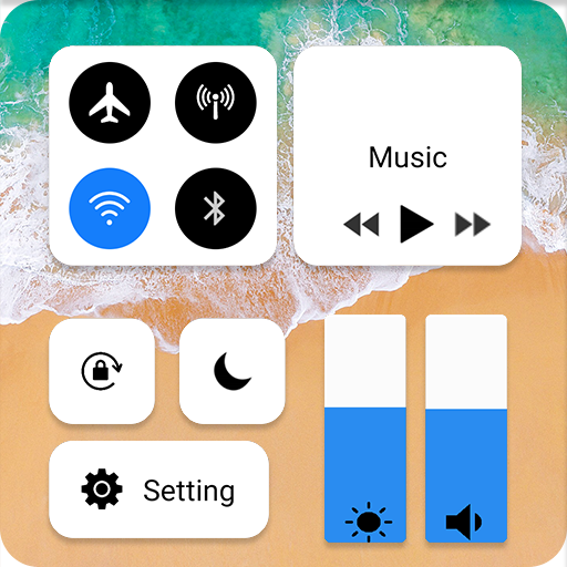 Launcher iOS 14 -Control Center iOS 14 for Android icon